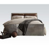 ACME 26220Q Brancaster Queen Bed with Storage, Retro Brown Top Grain Leather & Aluminum (1Set/4Ctn)