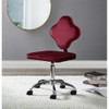 ACME 93070 Clover Office Chair, Red Velvet