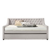 ACME Lianna Full Daybed & Twin Trundle, Fog Fabric
