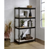 ACME 92782 Decmus Bookshelf, Natural & Black Finish