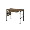 ACME 92595 Endang Writing Desk, Weathered Oak & Black Finish