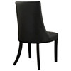 Modway Noblesse Dining Vinyl Side Chair EEI-1039-BLK