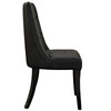 Modway Noblesse Dining Vinyl Side Chair EEI-1039-BLK