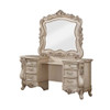 ACME 90740 Gorsedd Vanity Desk & Mirror, Antique White
