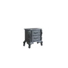 ACME 28833 House Delphine Nightstand, Charcoal Finish