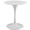 Modway Lippa 28" Round Wood Top Dining Table EEI-1115-WHI