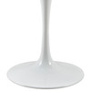 Modway Lippa 36" Round Wood Top Dining Table EEI-1116-WHI