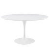 Modway Lippa 54" Round Wood Top Dining Table EEI-1119-WHI