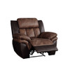 ACME 55427 Jaylen Recliner, Toffee & Espresso Polished Microfiber