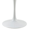 Modway Lippa 28" Round Artificial Marble Dining Table EEI-1128-WHI