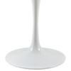 Modway Lippa 36" Round Artificial Marble Dining Table EEI-1129-WHI