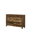 ACME 28595 Morales Dresser, Rustic Oak Finish