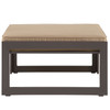 Modway Fortuna Outdoor Patio Ottoman EEI-1521-BRN-MOC