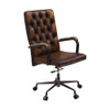 ACME 93175 Noknas Office Chair, Brown Leather