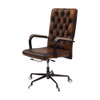 ACME Noknas Office Chair, Brown Lether