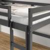 ACME 38255 Lara Twin Loft Bed, Gray Finish