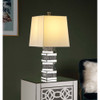 ACME 40224 Noralie Table Lamp, Mirrored & Faux Diamonds