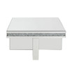 ACME Noralie Coffee Table , Mirrored & Faux Diamonds