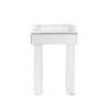 ACME Noralie End Table, Mirrored & Faux Diamonds