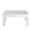 ACME Noralie Coffee Table , Mirrored & Faux Diamonds