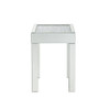 ACME Noralie End Table, Mirrored & Faux Diamonds