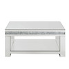 ACME Noralie Coffee Table , Mirrored & Faux Diamonds