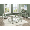 ACME 84730 Noralie Coffee Table, Mirrored & Faux Diamonds