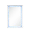 ACME 97706 Noralie Wall Decor with LED, Mirrored & Faux Diamonds