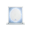 ACME 97707 Noralie Accent Decor with LED, Mirrored & Faux Diamonds