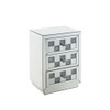 ACME 97930 Noralie Accent Table, Mirrored & Faux Diamonds