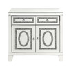 ACME 97952 Noralie Cabinet, Mirrored & Faux Diamonds