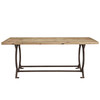 Modway Effuse Rectangle Wood Top Dining Table EEI-1205-BRN