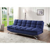 ACME 58255 Petokea Adjustable Sofa, Blue Fabric