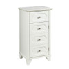 ACME 97538 Shakeia Cabinet, Marble & White