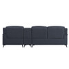 ACME 51900 Walcher Storage Sectional Sofa, Gray Linen