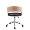 ACME 92514 Yoshiko Office Chair, Black PU & Beech