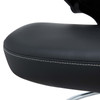 Modway Attainment Vinyl Drafting Chair EEI-1422-BLK