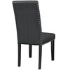 Modway Parcel Dining Faux Leather Side Chair EEI-1491-BLK