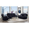 ACME 55370 Aashi Motion Sofa, Navy Leather-Gel Match