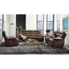 ACME 55420 Aashi Motion Sofa, Brown Leather-Gel Match