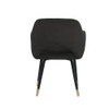 ACME 59854 Applewood Accent Chair, Black Velvet & Gold