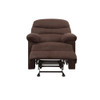 ACME 00635 Arcadia Glider Recliner, Chocolate Microfiber