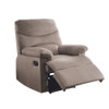 ACME 00703 Arcadia Recliner, Light Brown Fabric