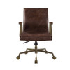 ACME Attica Executive Office Chair, Espresso Top Grain Leather