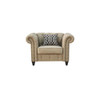 ACME Aurelia Chair w/1 Pillow, Beige Linen