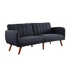 ACME 57192 Bernstein Adjustable Sofa, Gray Linen & Walnut Finish