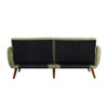 ACME 57194 Bernstein Adjustable Sofa, Green Linen & Walnut Finish