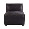 ACME Birdie Modular - Armless Chair, Antique Slate Top Grain Leather