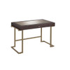 ACME 92336 Boice Desk, Espresso PU & Champagne