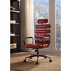 ACME 92109 Calan Executive Office Chair, Antique Red Top Grain Leather